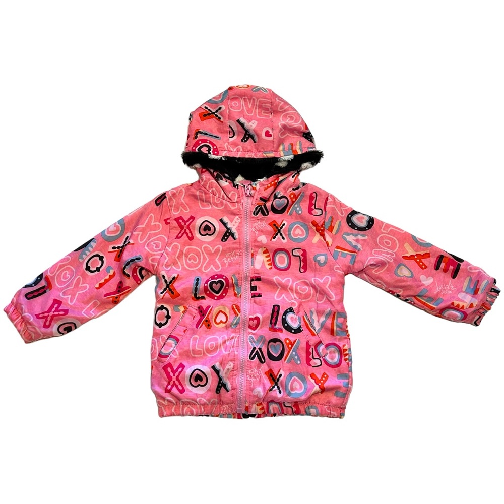 Betsey Johnson | Girl’s Reversible Love Note Jacket | Size 2T